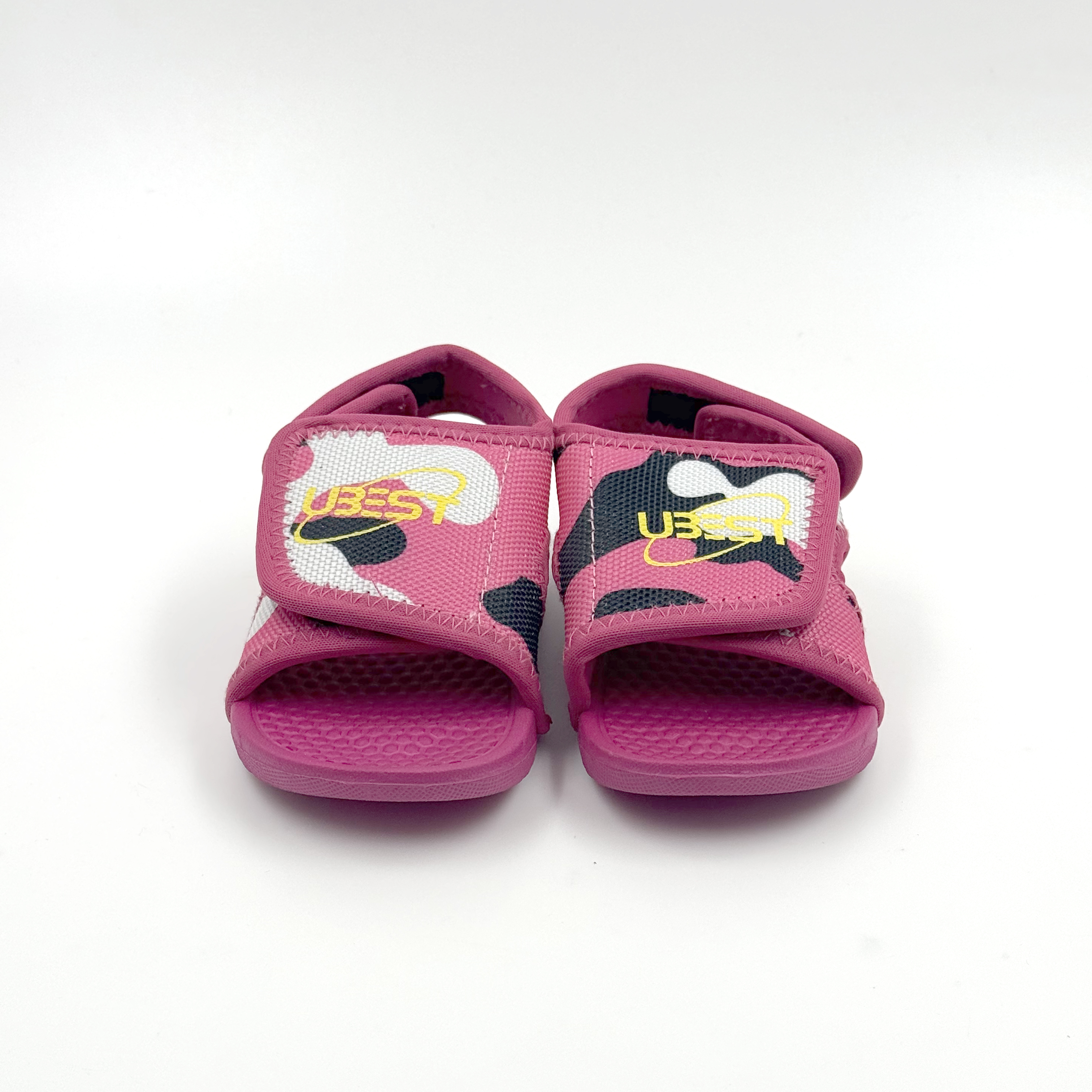Venta al por mayor UBEST Sandalias de agua deportivas para niños de color rosa con velcro ajustable