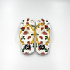 Niños Beach Anti Slip Flip Flop cómodos zapatos estampados de fresa 