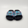 Sandalias de verano de EVA negras con diseño de personaje de puntada para niños de Bulk