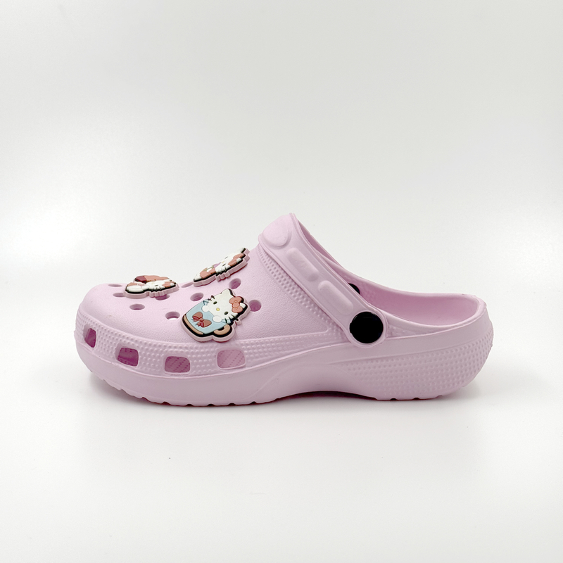 ZUECOS NIÑOS ROSA ZUECOS DE MODA ZUECOS LINDO HELLO KITTY