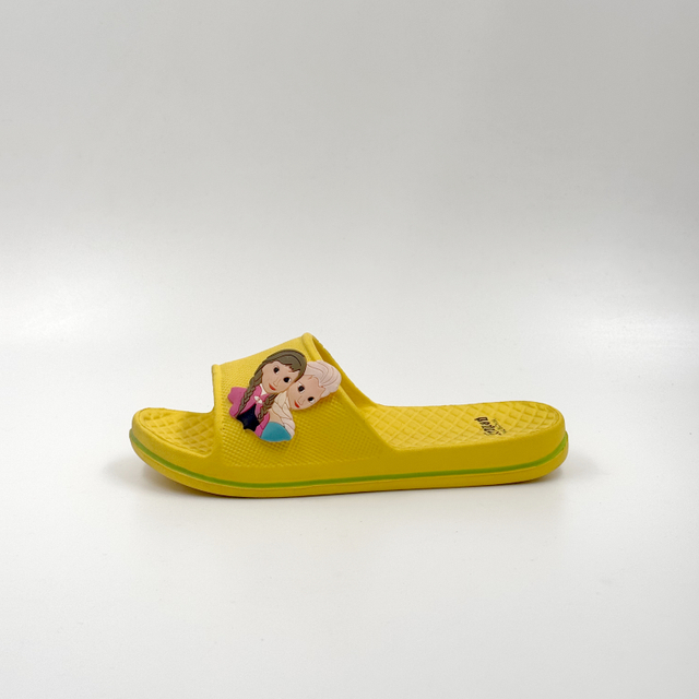 Disney Frozen Elsa Y Anna Zapatillas Diapositivas Amarillas Al Por Mayor
