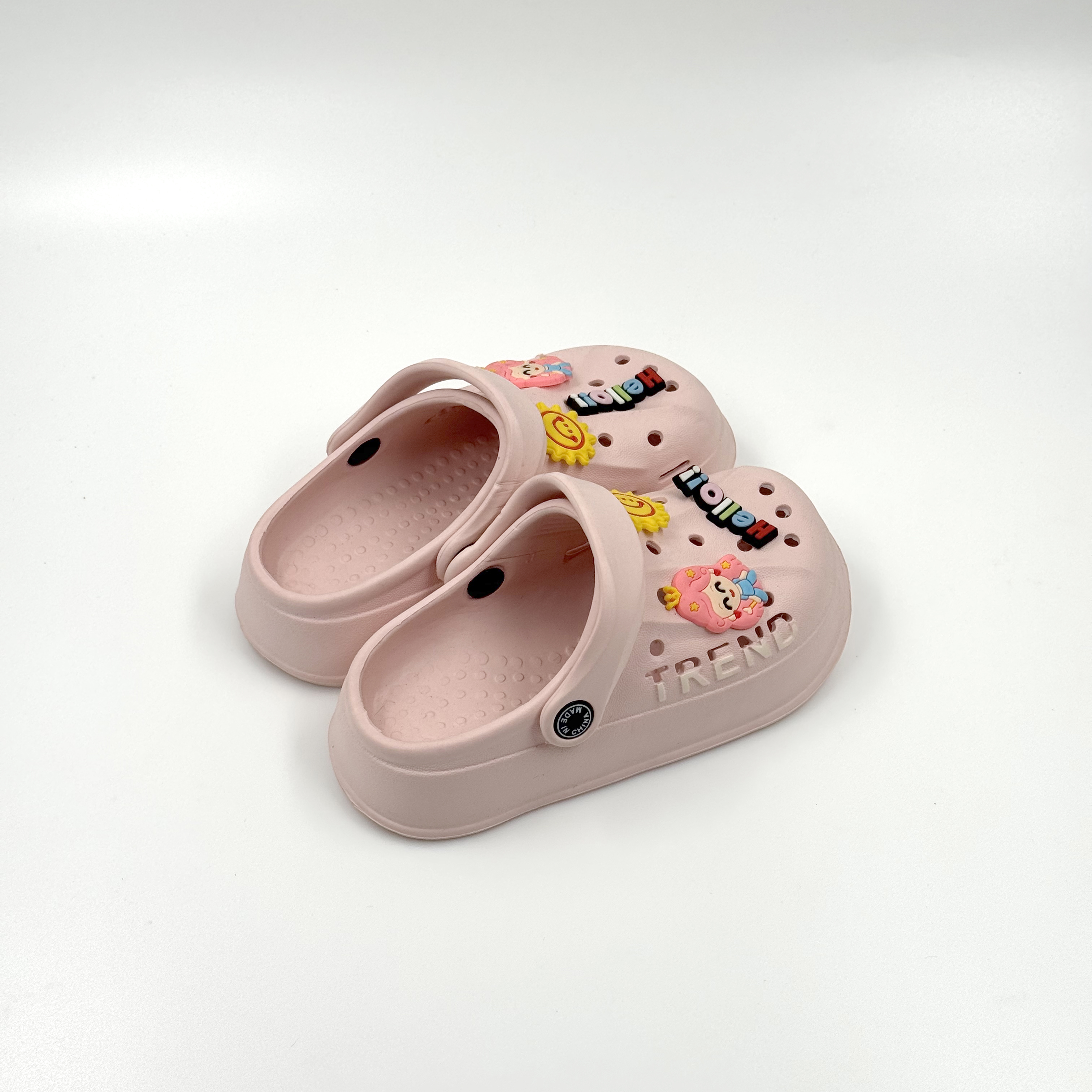 Crema para niños zapatos creativos cómodos zuecos suaves 