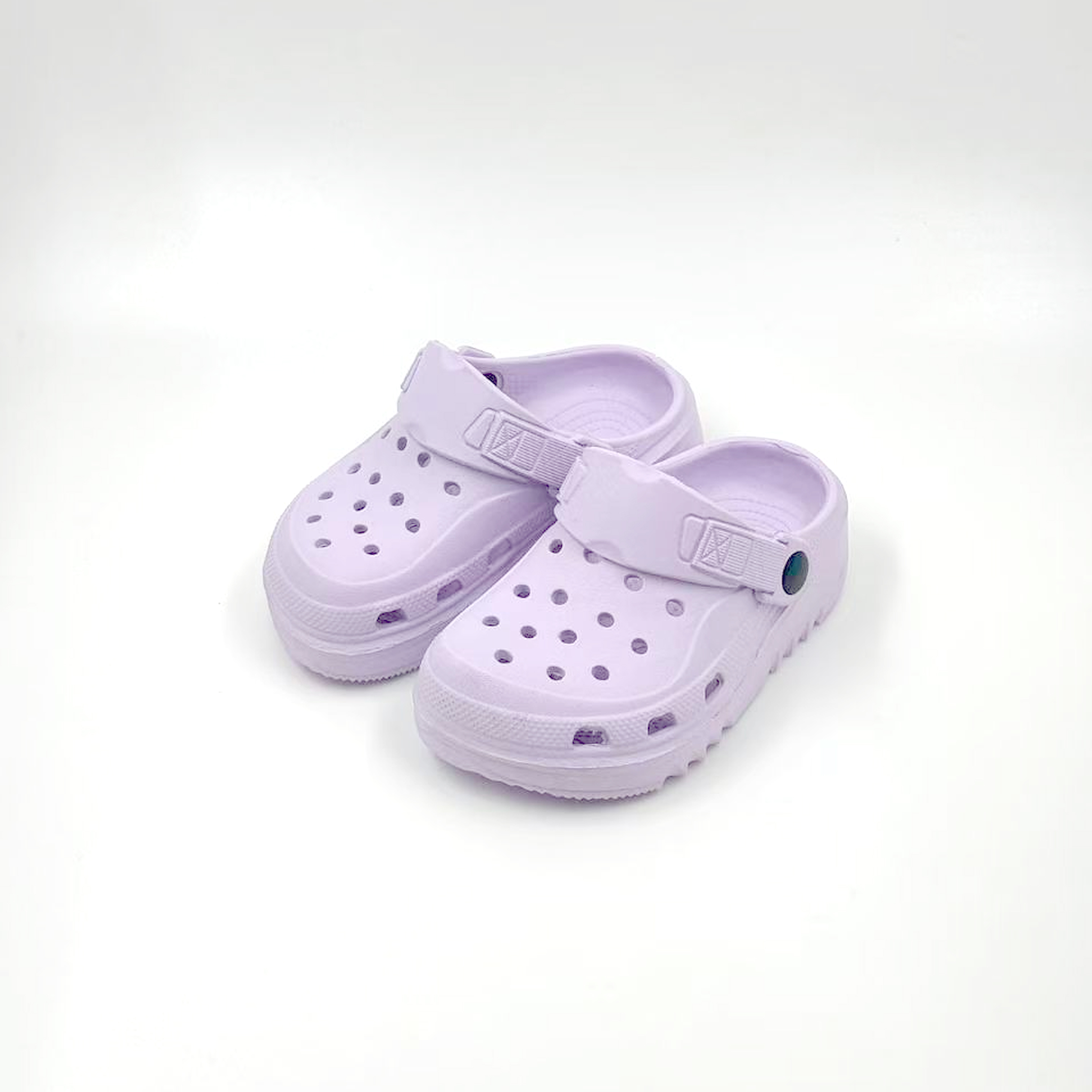 Venta al por mayor Zuecos de EVA lisos para niños | Zapatos de jardín ligeros para niños pequeños directo de fábrica