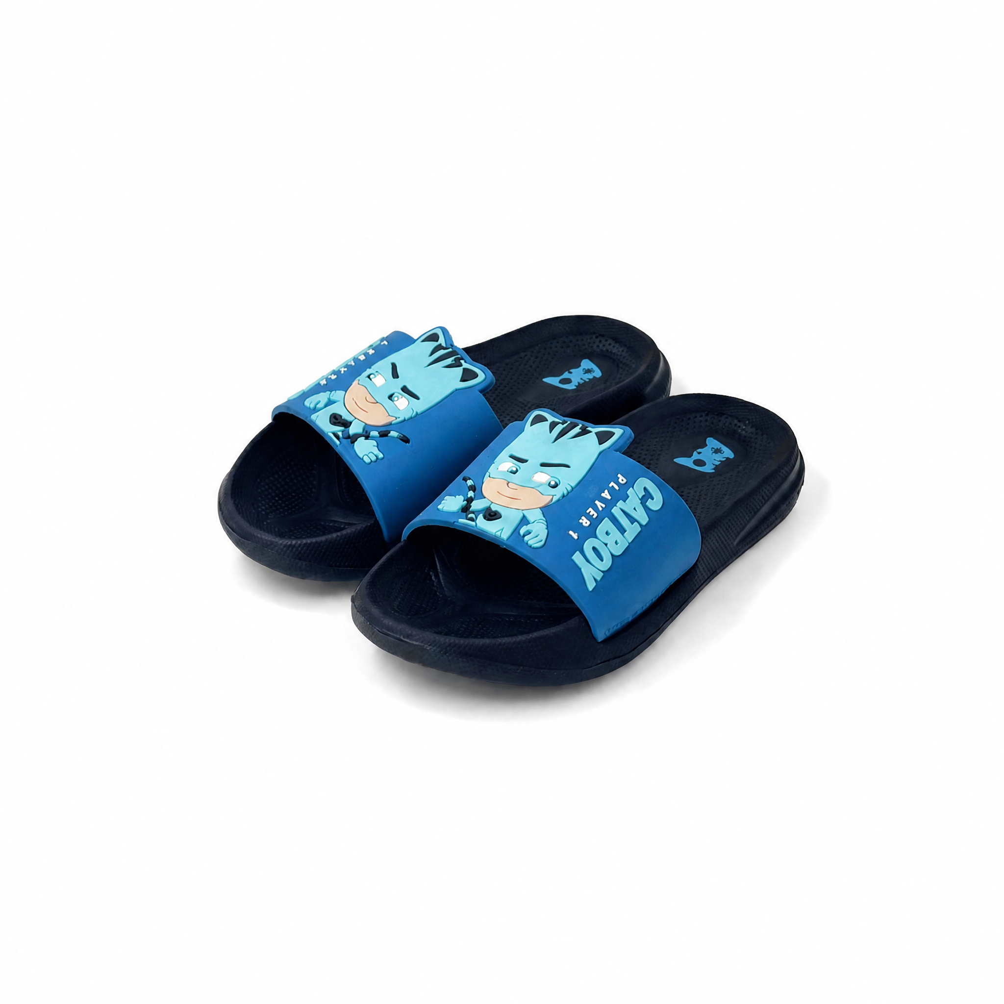 Venta al por mayor Diapositivas de Catboy PJ Masks para niños | Zapatillas de dibujos animados Bulk Player 1 directo de fábrica
