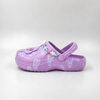 Zuecos con forma de corazón UR CUTE para niños a granel con dijes | Fábrica De Zapatos De Jardín Púrpuras Para Niñas al por mayor