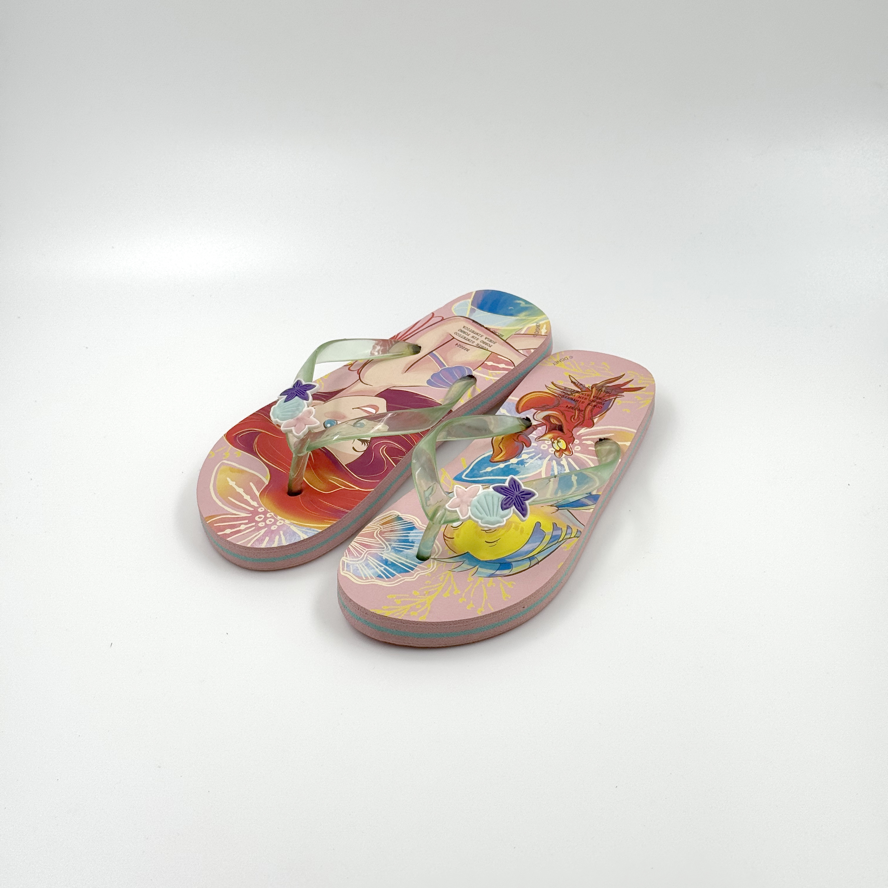 Niños Little Mermaid Mejores zapatos de chanclas de playa 