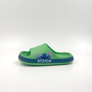 Pantuflas Infantiles Disney Stitch Chanclas Verdes Al Por Mayor