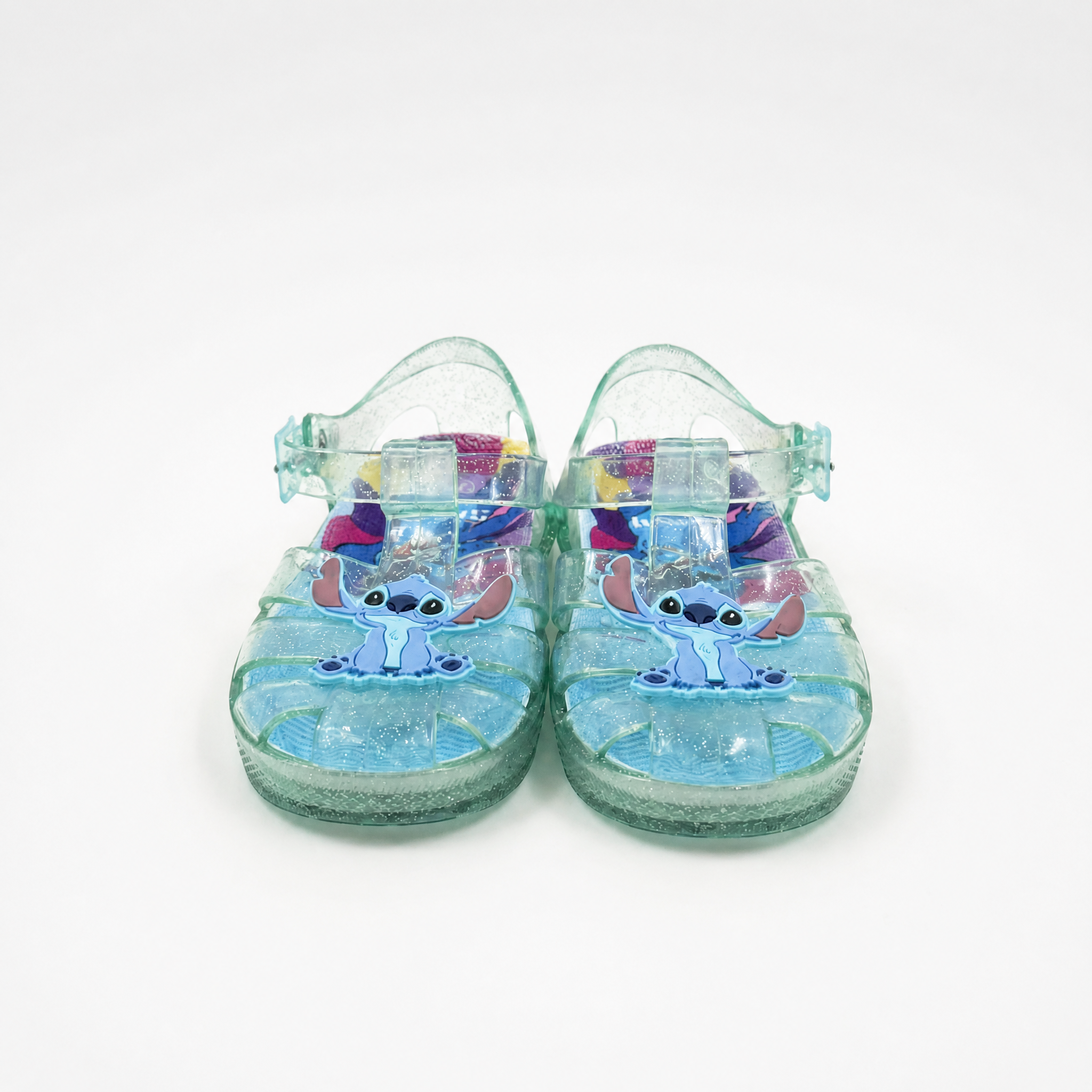Zapatos al por mayor de la playa del PVC de las sandalias de la jalea de los niños del brillo de la puntada