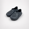 Proveedor al por mayor de zuecos de jardín gris carbón para niños EVA Slip-On