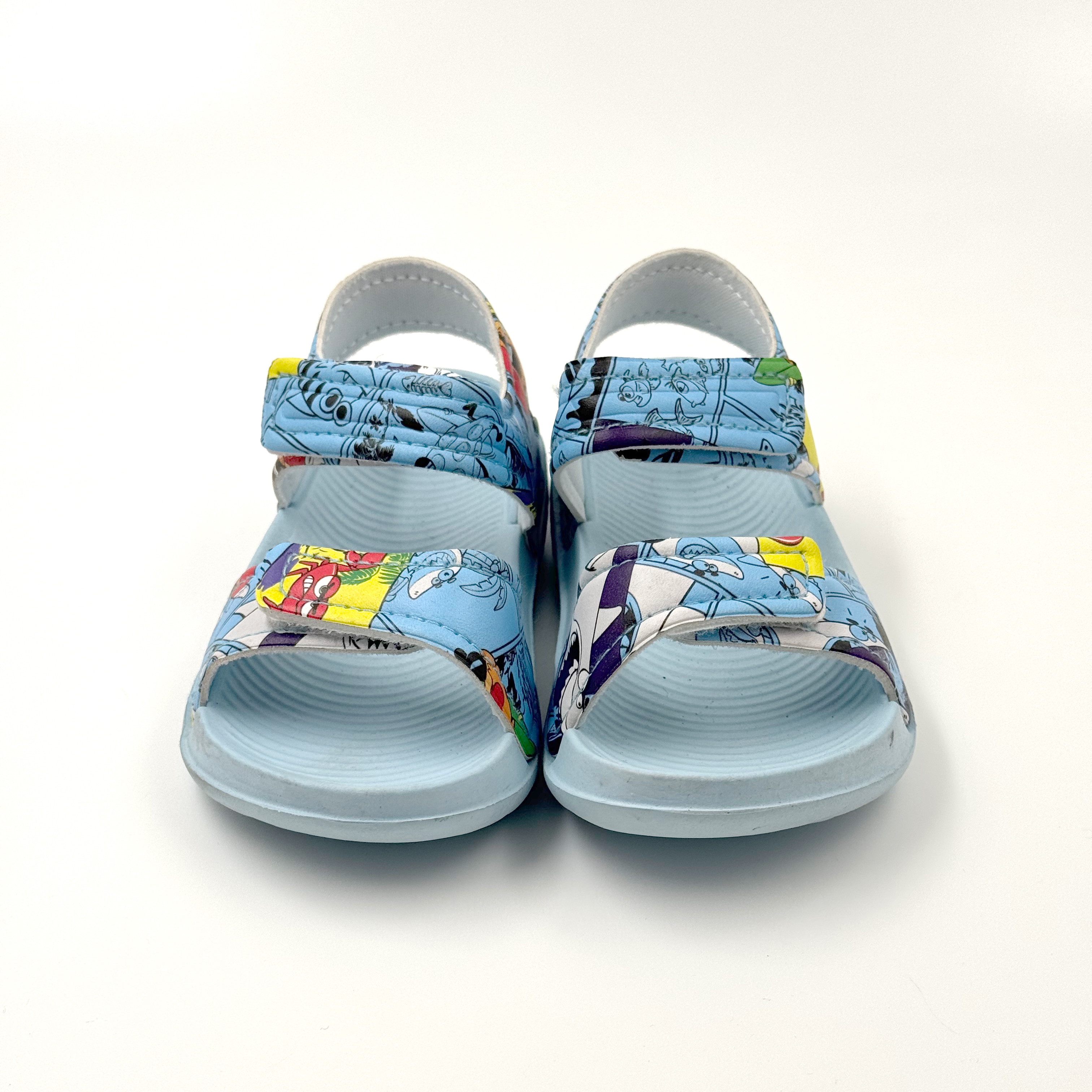 Sandalias con punta abierta Sandalias de verano Sandalias con tira de velcro