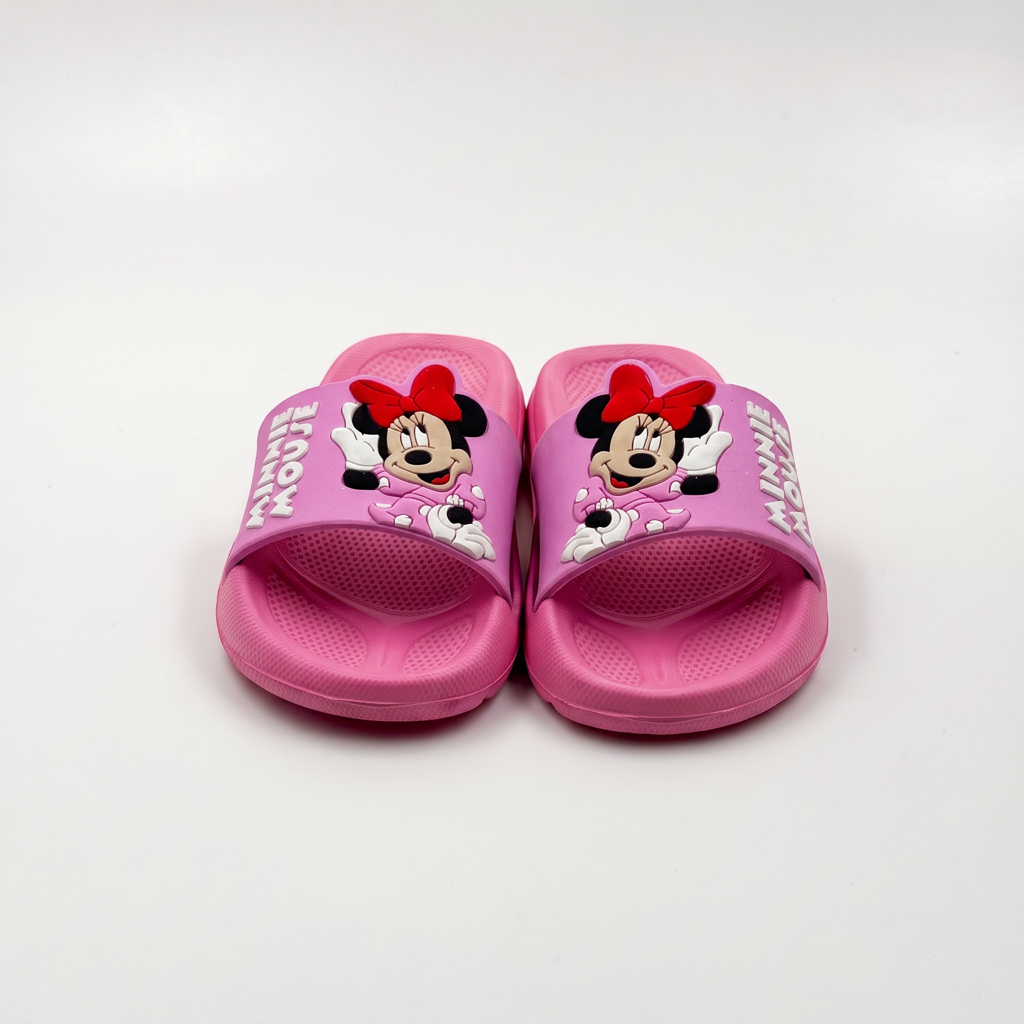 Venta al por mayor Kids Minnie Mouse Slides Pink EVA Sandalias de verano