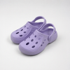 Proveedor de zapatos de jardín ligeros de zuecos EVA de lavanda para niños a granel