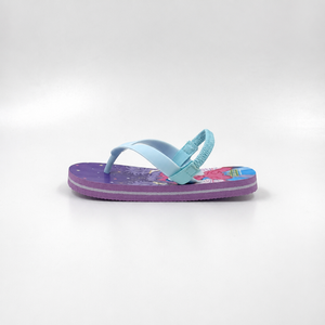 Bulk Sesame Street Abby Cadabby Chanclas para niños pequeños con correa trasera