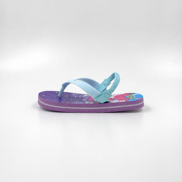 Bulk Sesame Street Abby Cadabby Chanclas para niños pequeños con correa trasera