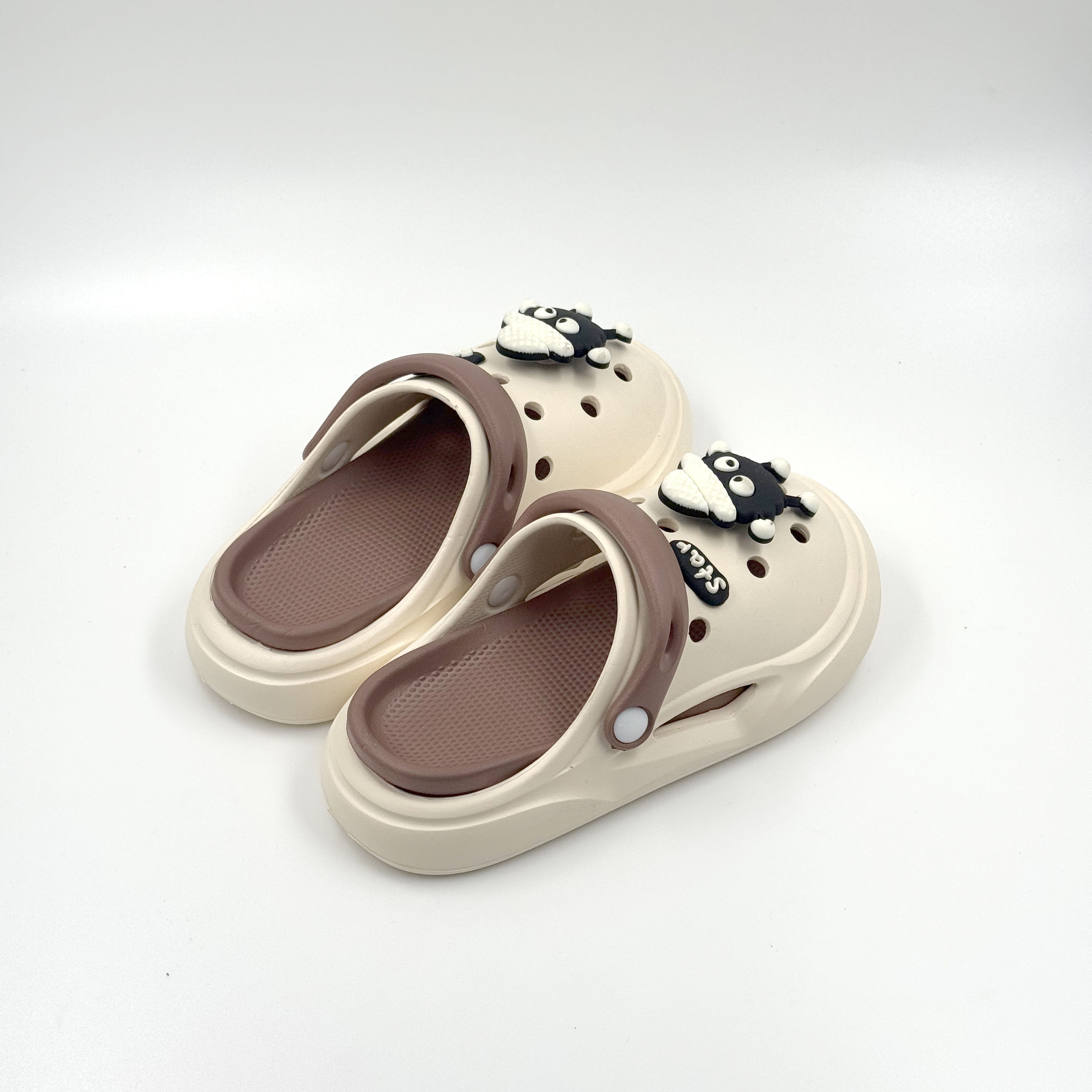 Kids Eva Best Summer Cool Tocks con parche de dibujos animados 