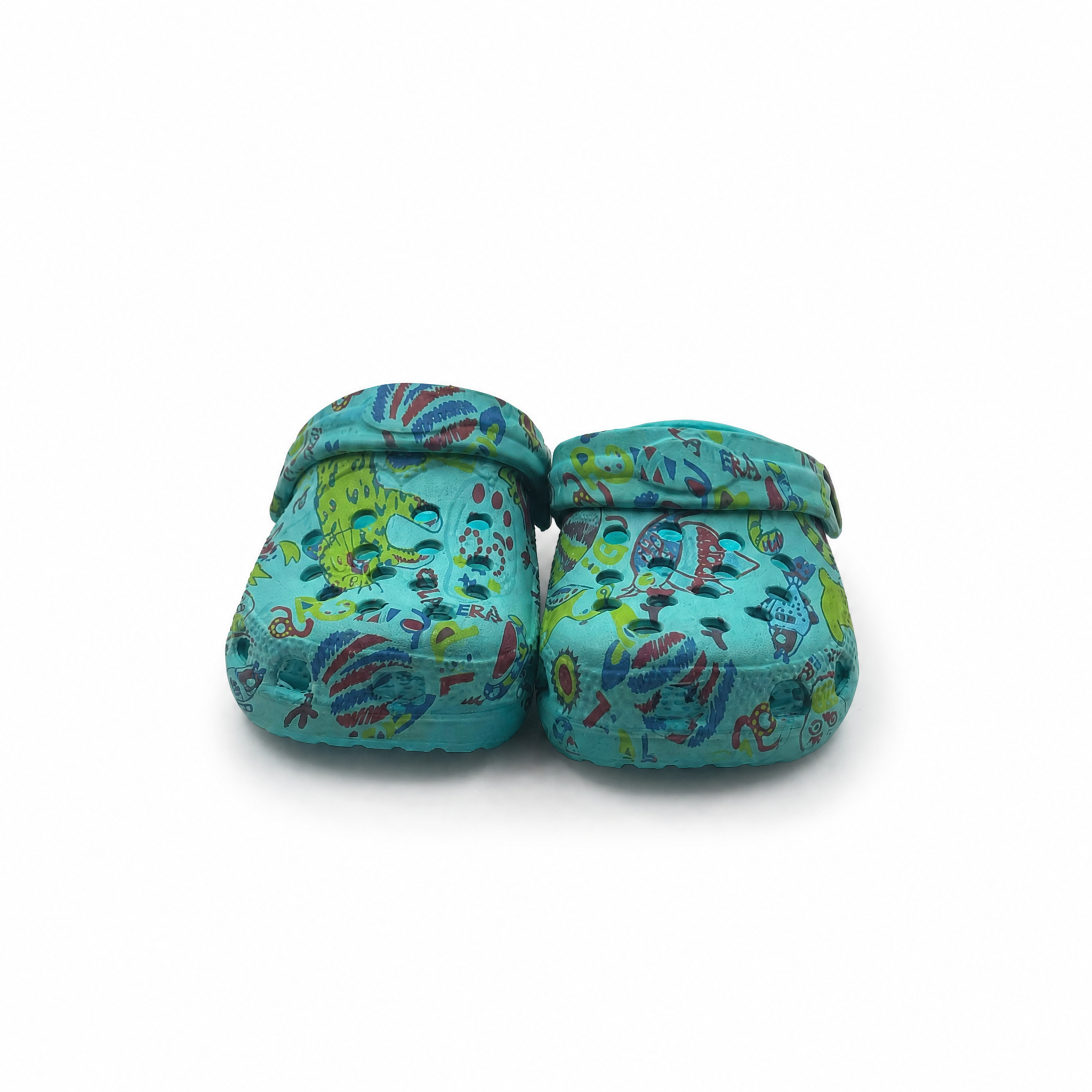 Zuecos estampados para niños a granel | Zapatos De Jardín Con Patrón De Doodle Para Niños al por mayor