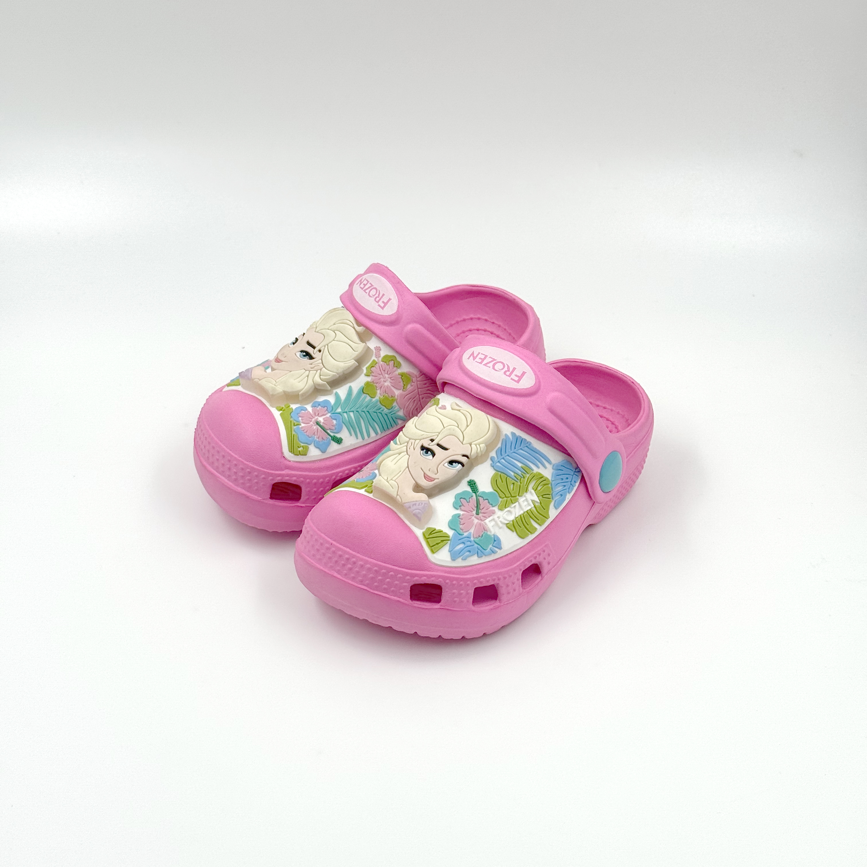 Zuecos zapatos rosa rosa infantil Disney 