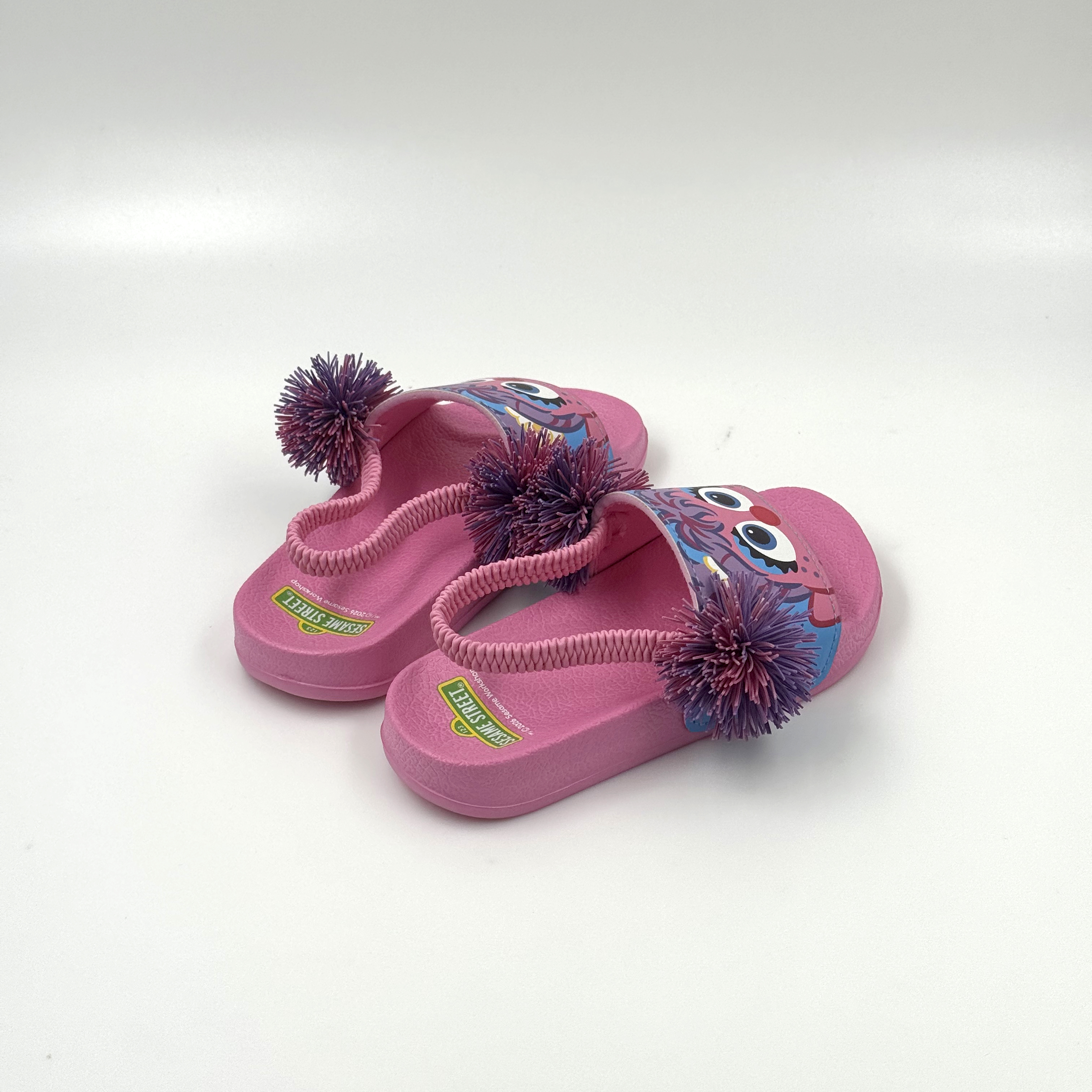 Kid Sesame Street Shoes Sandalias de diseñador Sandalias de color rosa 
