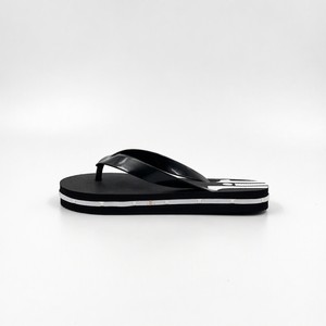 Chanclas para niños con luz LED a granel | Sandalias De Verano A Rayas Negras al por mayor