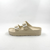 Mujeres Eva Sandalias de hebilla doble Slipper