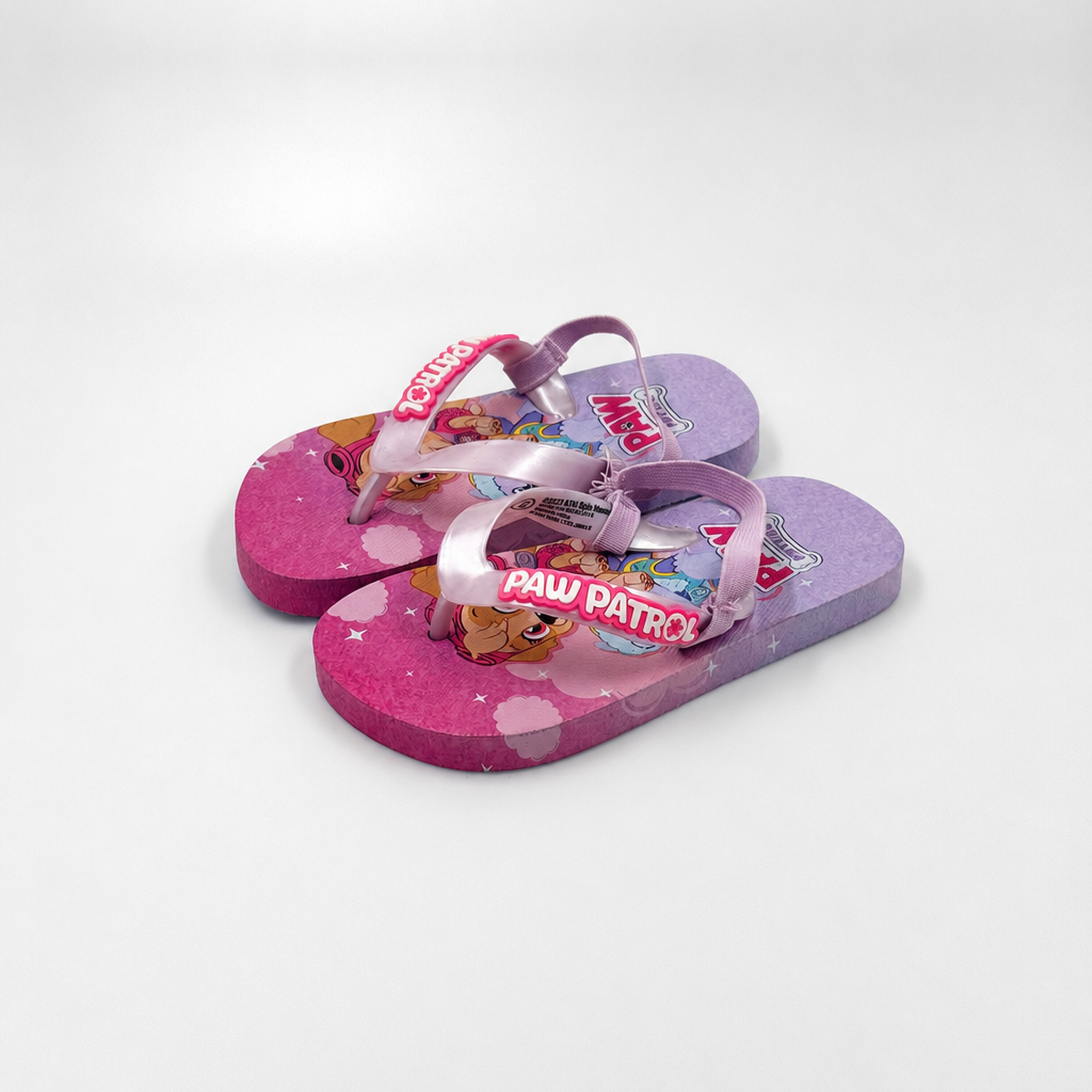 Sandalias al por mayor de la correa de EVA del gradiente rosado de las chanclas de los niños de la Patrulla Canina