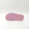 Chanclas de punto rosa y azul para niños al por mayor "No hago las mañanas"