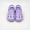 Proveedor de zapatos de jardín ligeros de zuecos EVA de lavanda para niños a granel