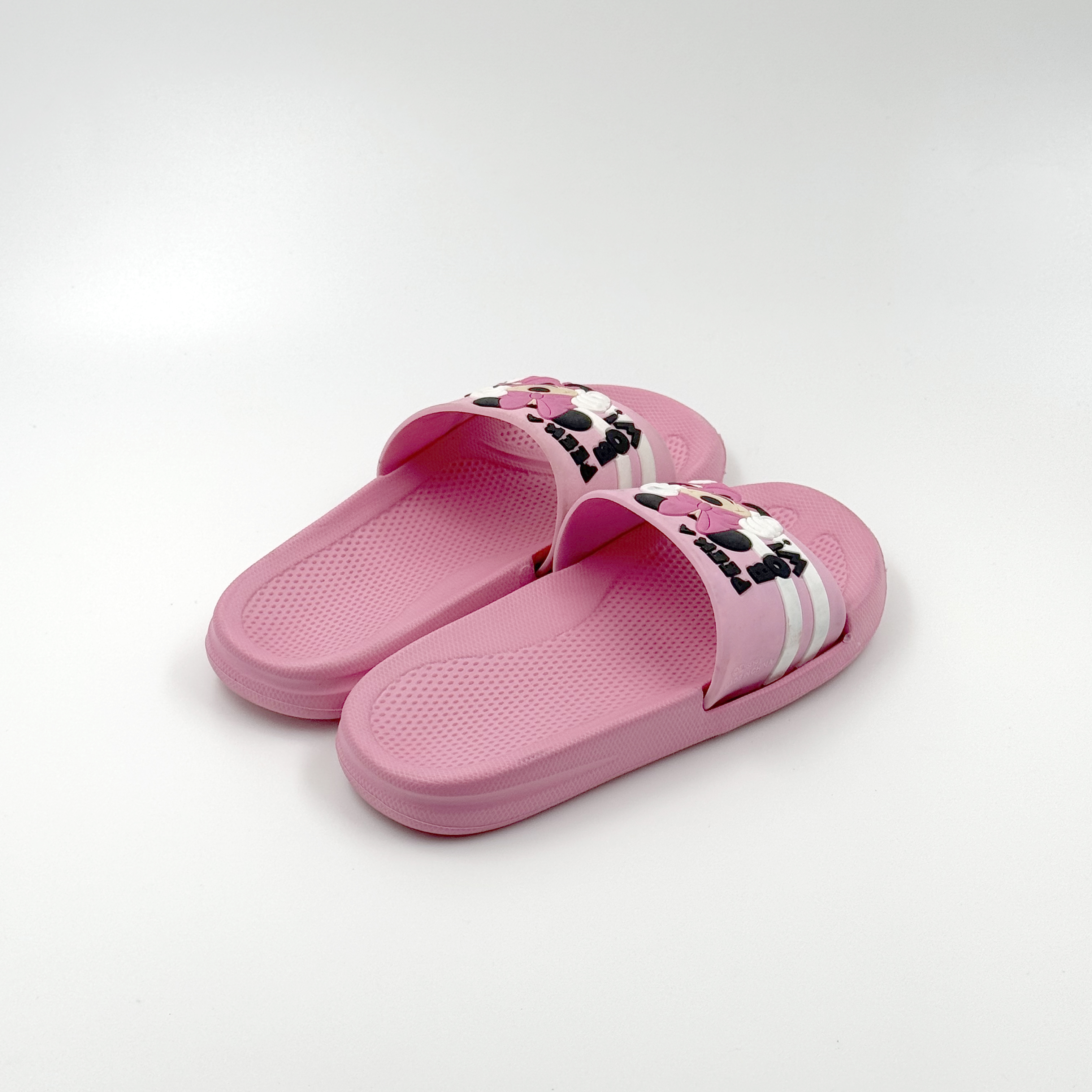 Niños Disney Minnie Pink Bow Slippers