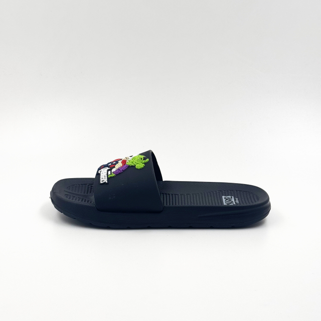 Zapatillas para niños Marvel Avengers Diapositivas de superhéroe negras al por mayor