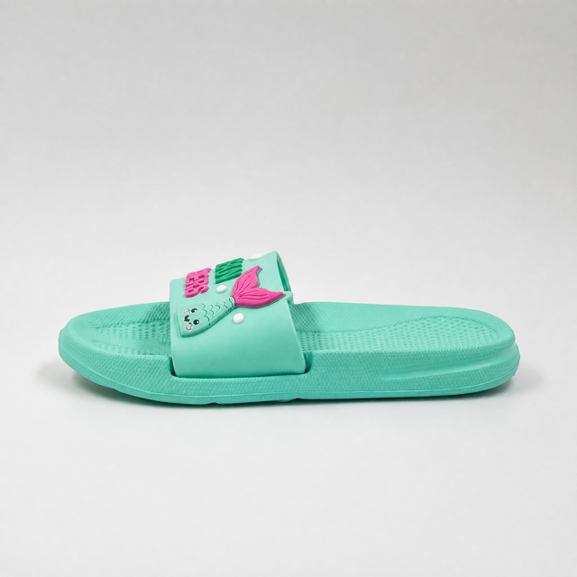 Toboganes para niños Mint Green Ocean al por mayor con dijes de mar