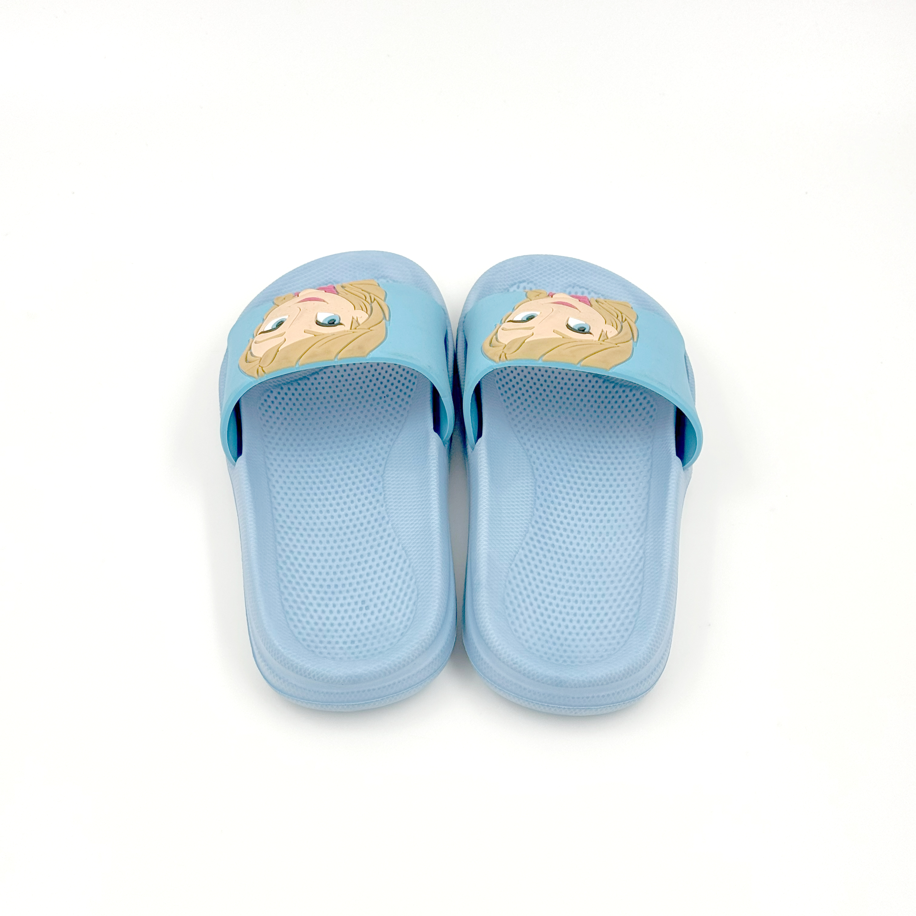 Las sandalias al por mayor de la diapositiva de los niños de la historieta texturizaron los deslizadores del verano con plantilla