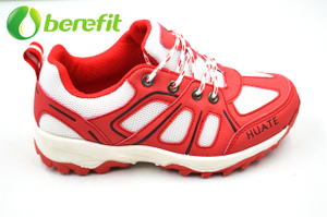 Zapatos casuales de trabajo al aire libre Lady Red PU