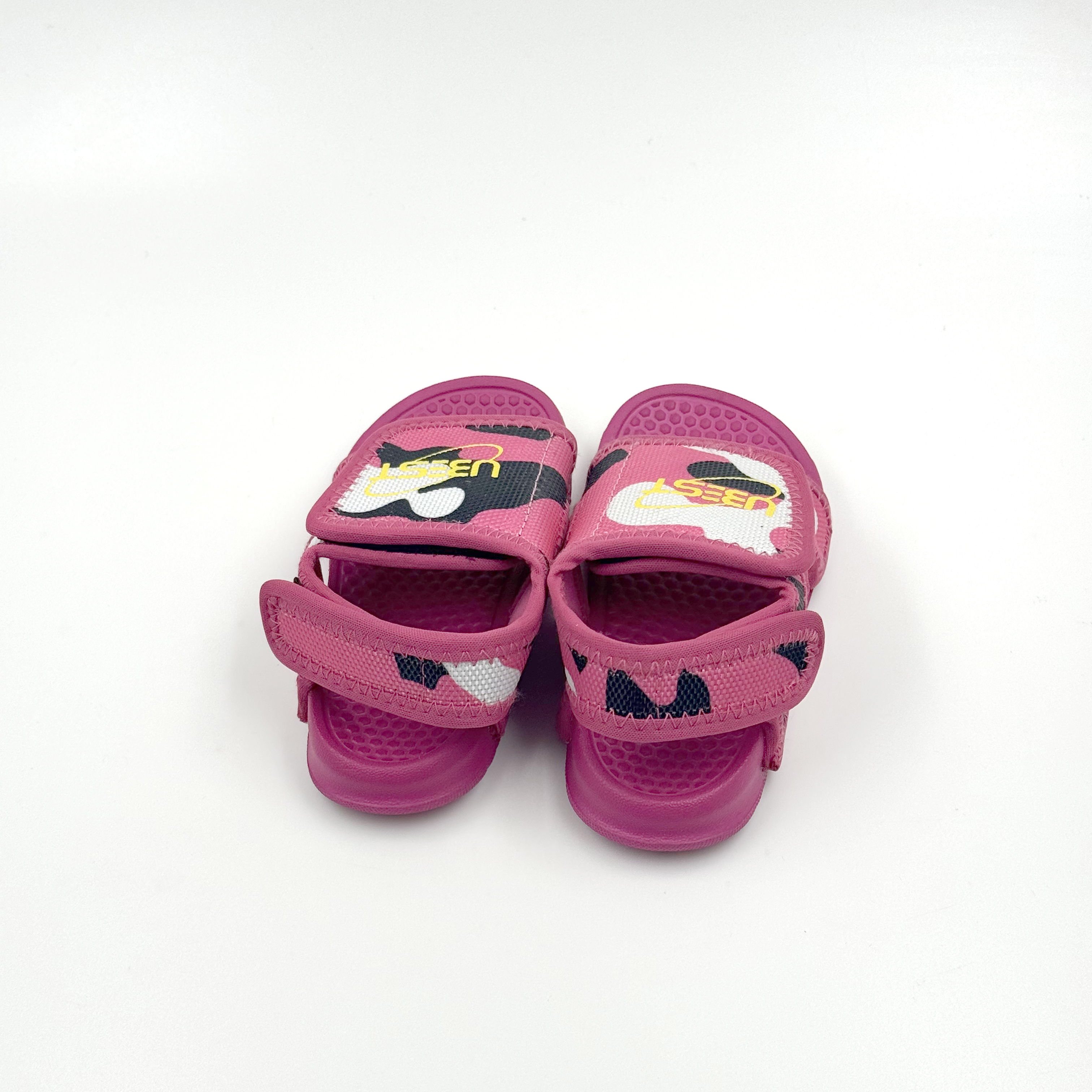 Venta al por mayor UBEST Sandalias de agua deportivas para niños de color rosa con velcro ajustable