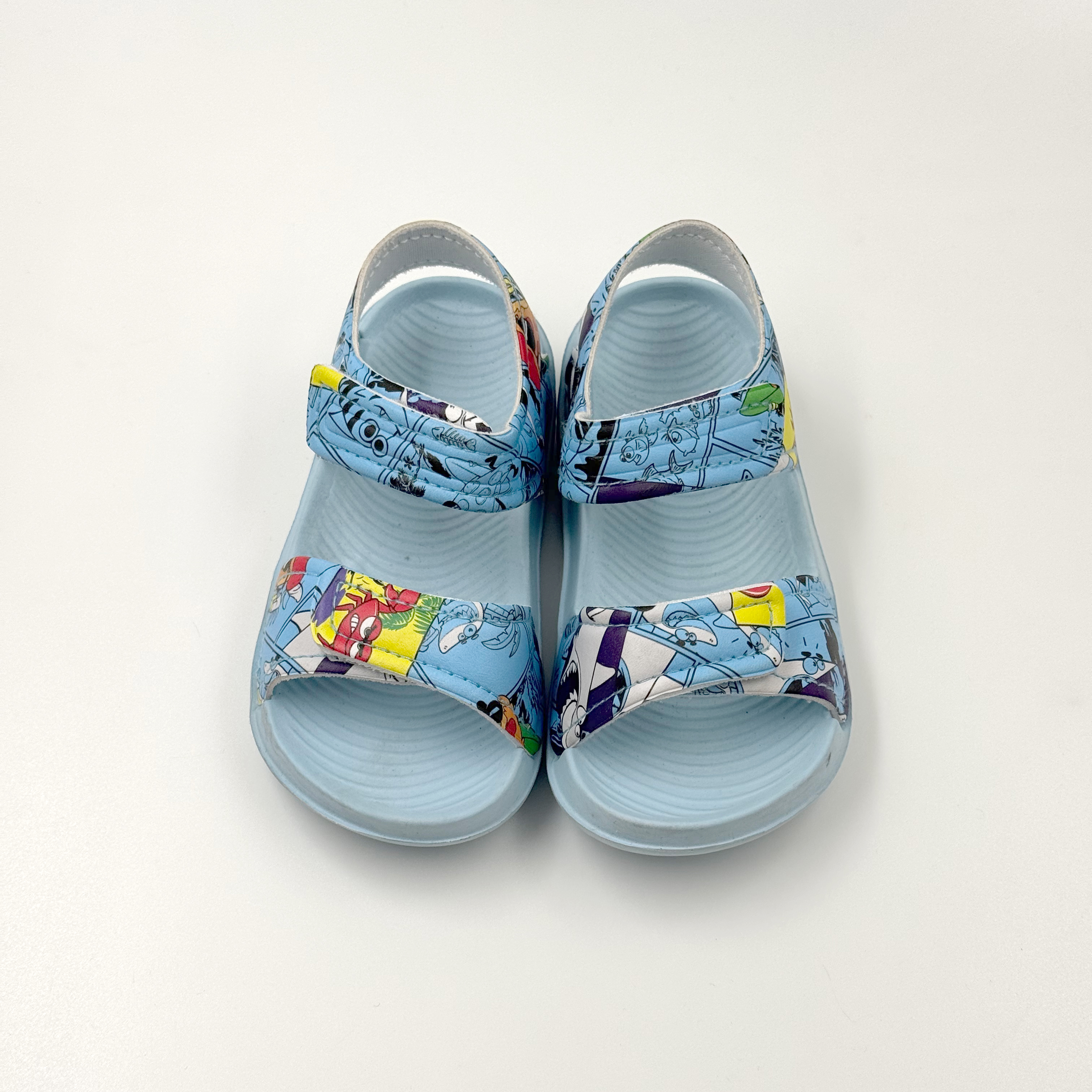 Sandalias con punta abierta Sandalias de verano Sandalias con tira de velcro
