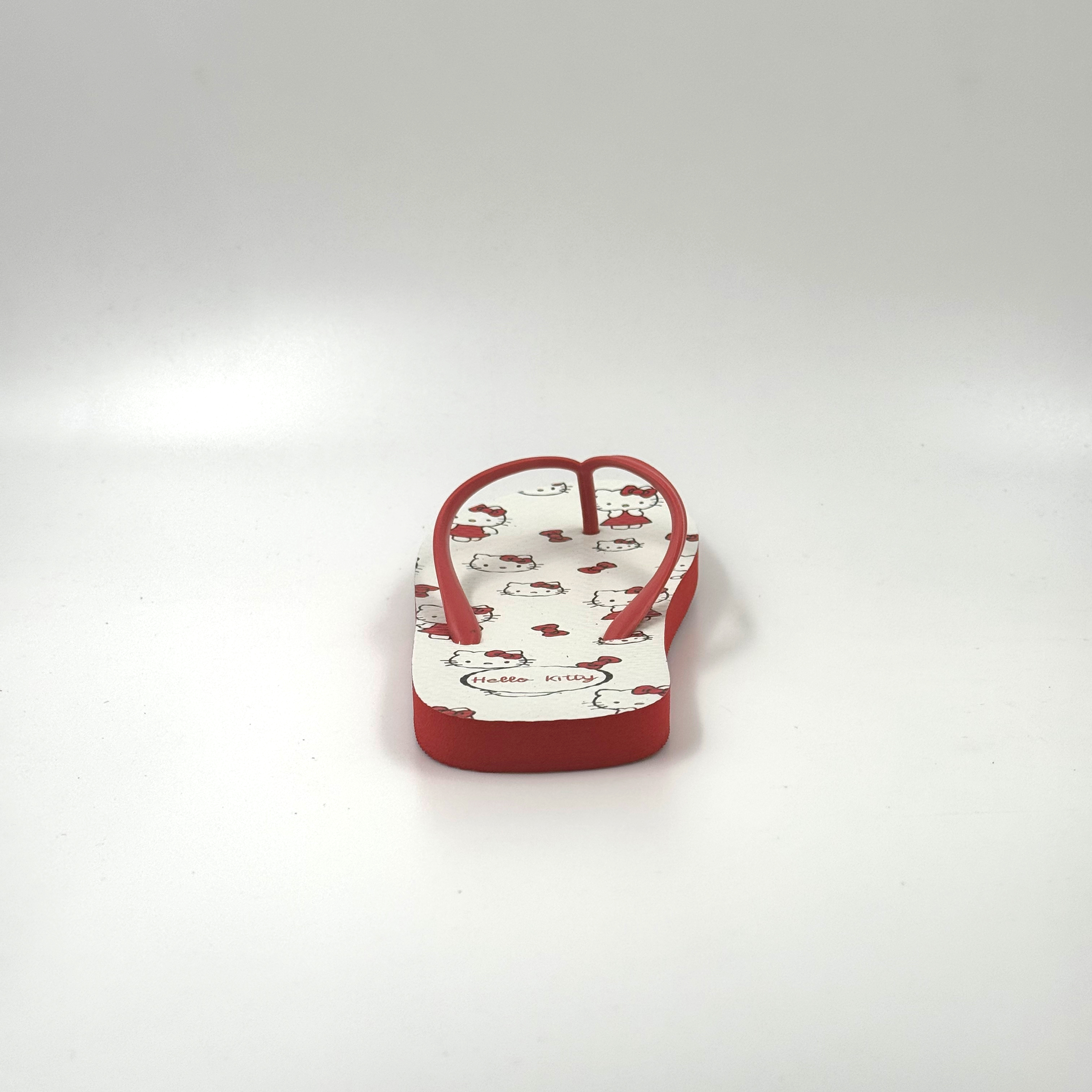 MUJER EN CHANCLAS ZAPATOS HELLO KITTY LINDAS CHANCLAS 