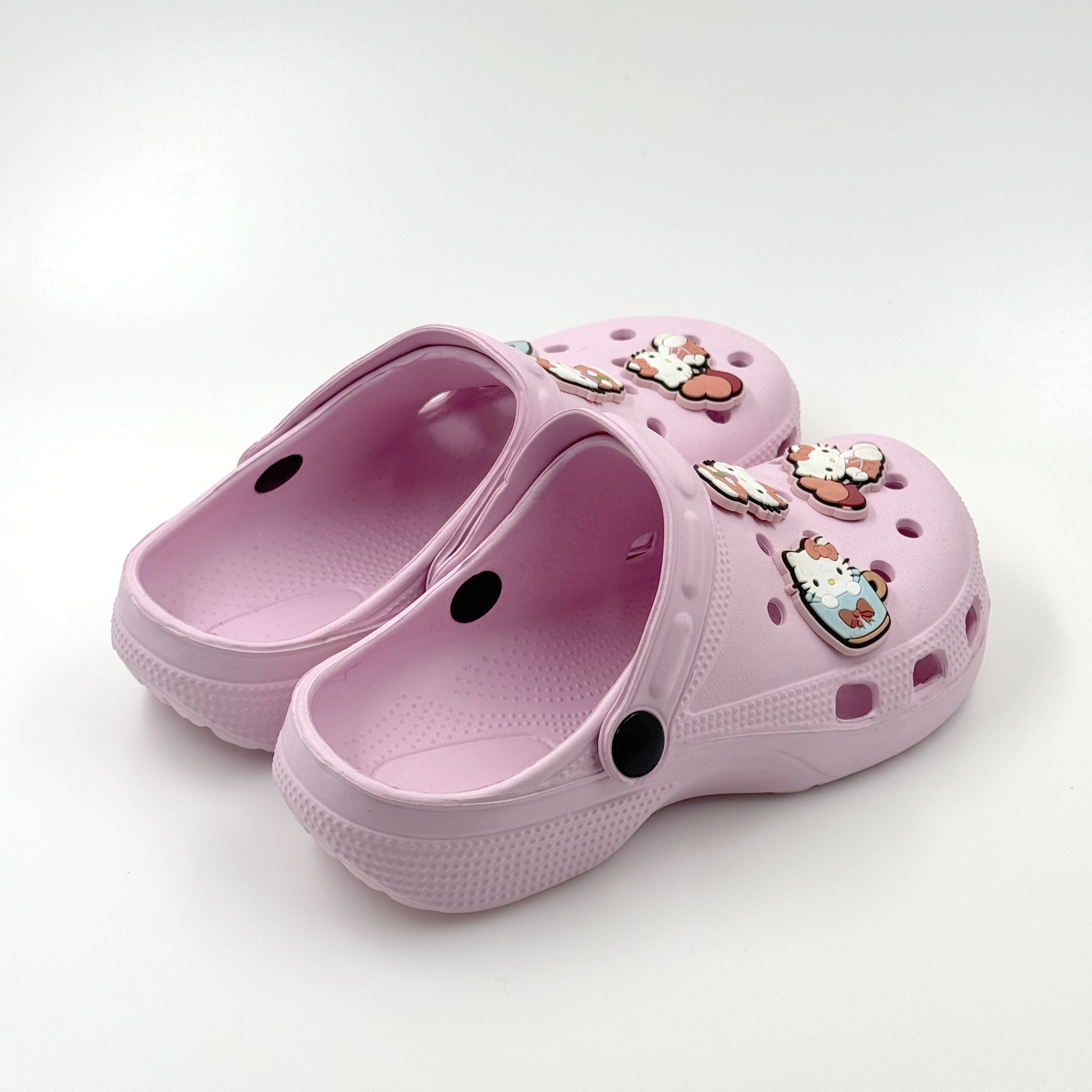 ZUECOS NIÑOS ROSA ZUECOS DE MODA ZUECOS LINDO HELLO KITTY