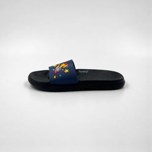 Sandalias de verano EVA azul marino con diseño de cohete espacial para niños de Bulk