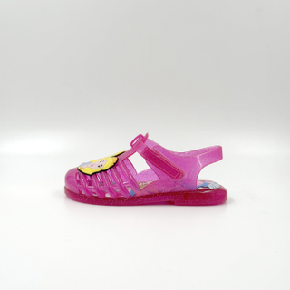 Mejores sandalias para niños Sandalias de color rosa congelada Sandalias agudas para niños
