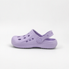 Proveedor de zapatos de jardín ligeros de zuecos EVA de lavanda para niños a granel
