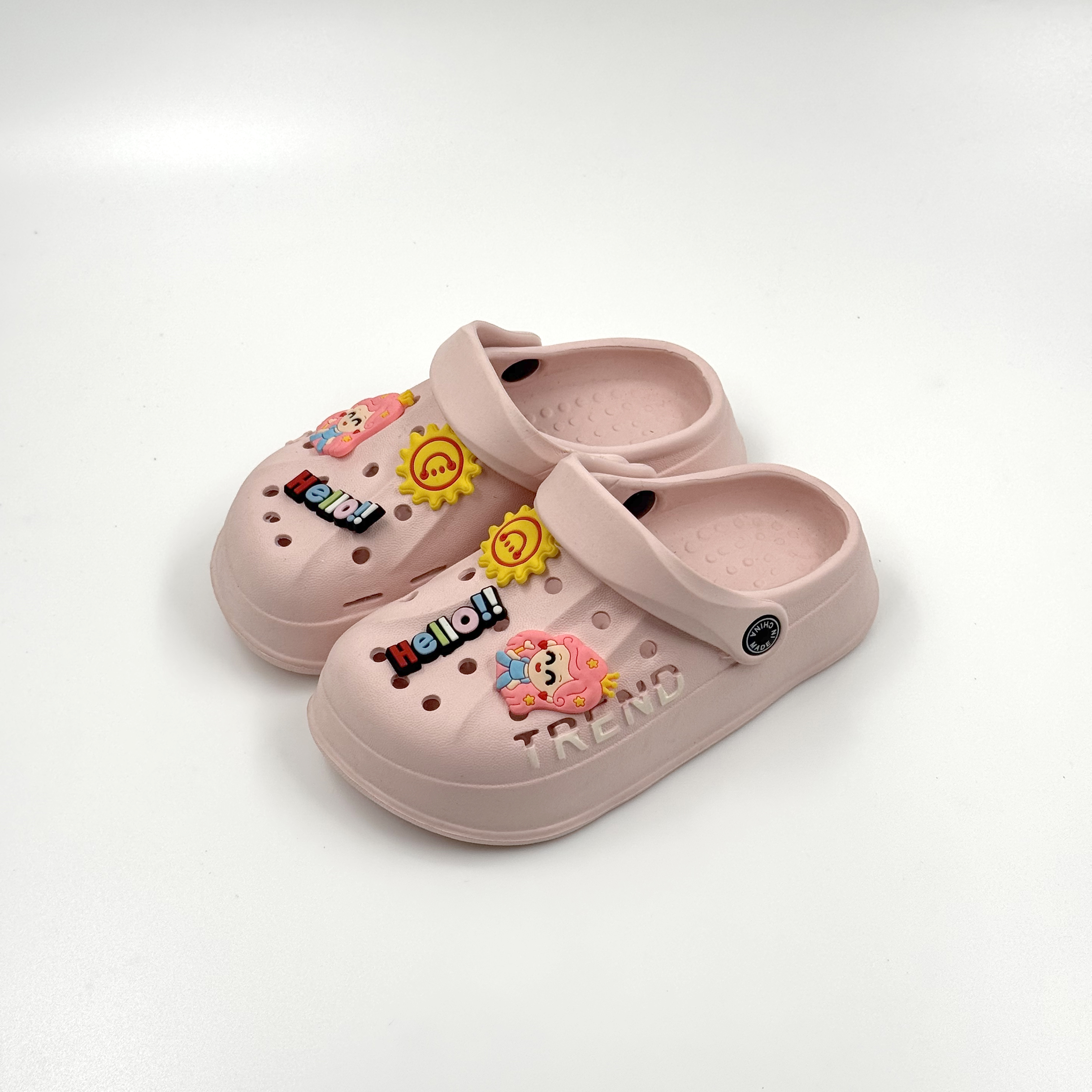 Crema para niños zapatos creativos cómodos zuecos suaves 
