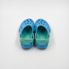 Zuecos de dos tonos para niños al por mayor Zapatos de jardín EVA azules y menta