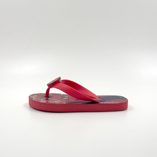 Chanclas Infantiles Marvel Spider-Man Estampado Web Rojo Al Por Mayor