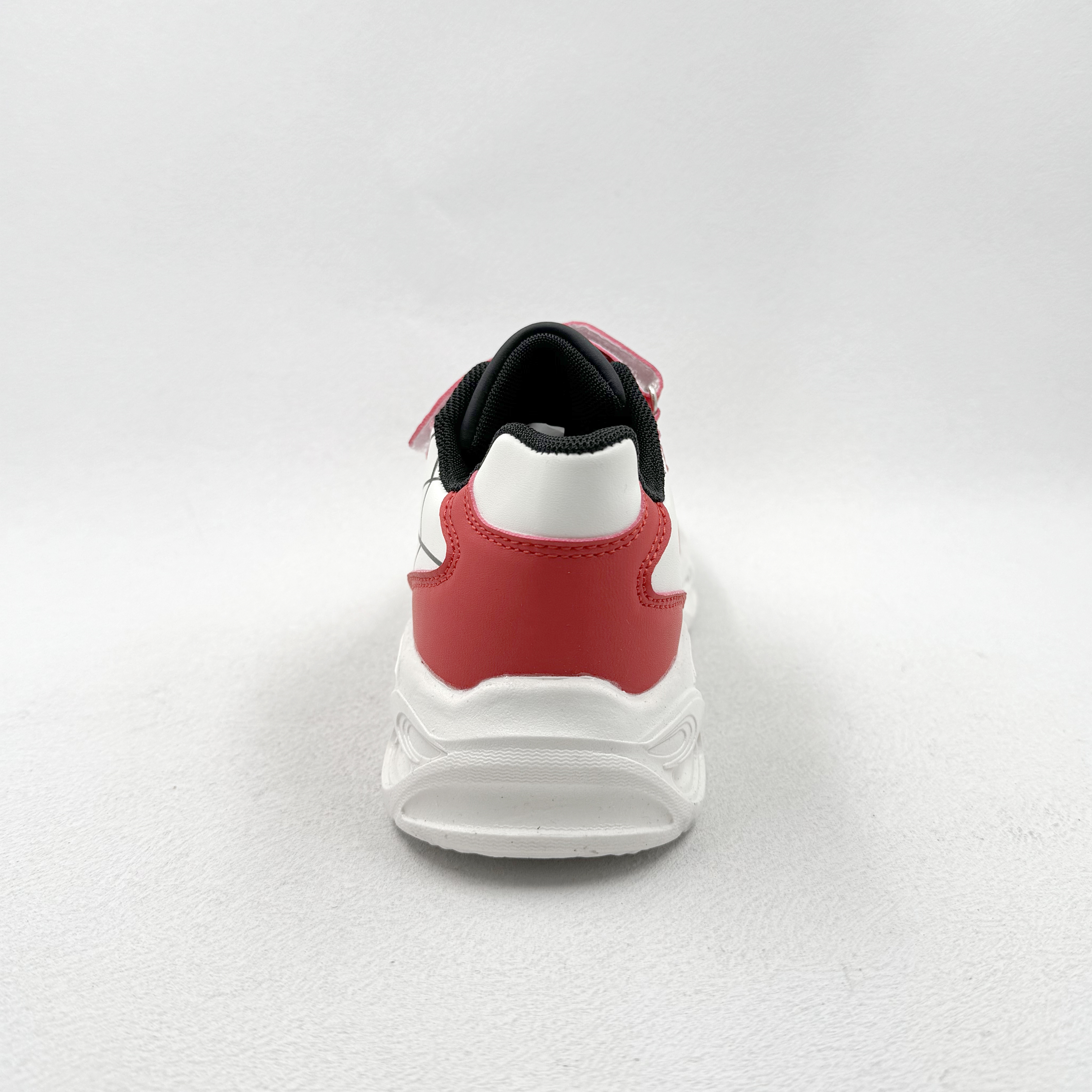 Niños Lindas zapatillas de carrera Spiderman con Eva Sole