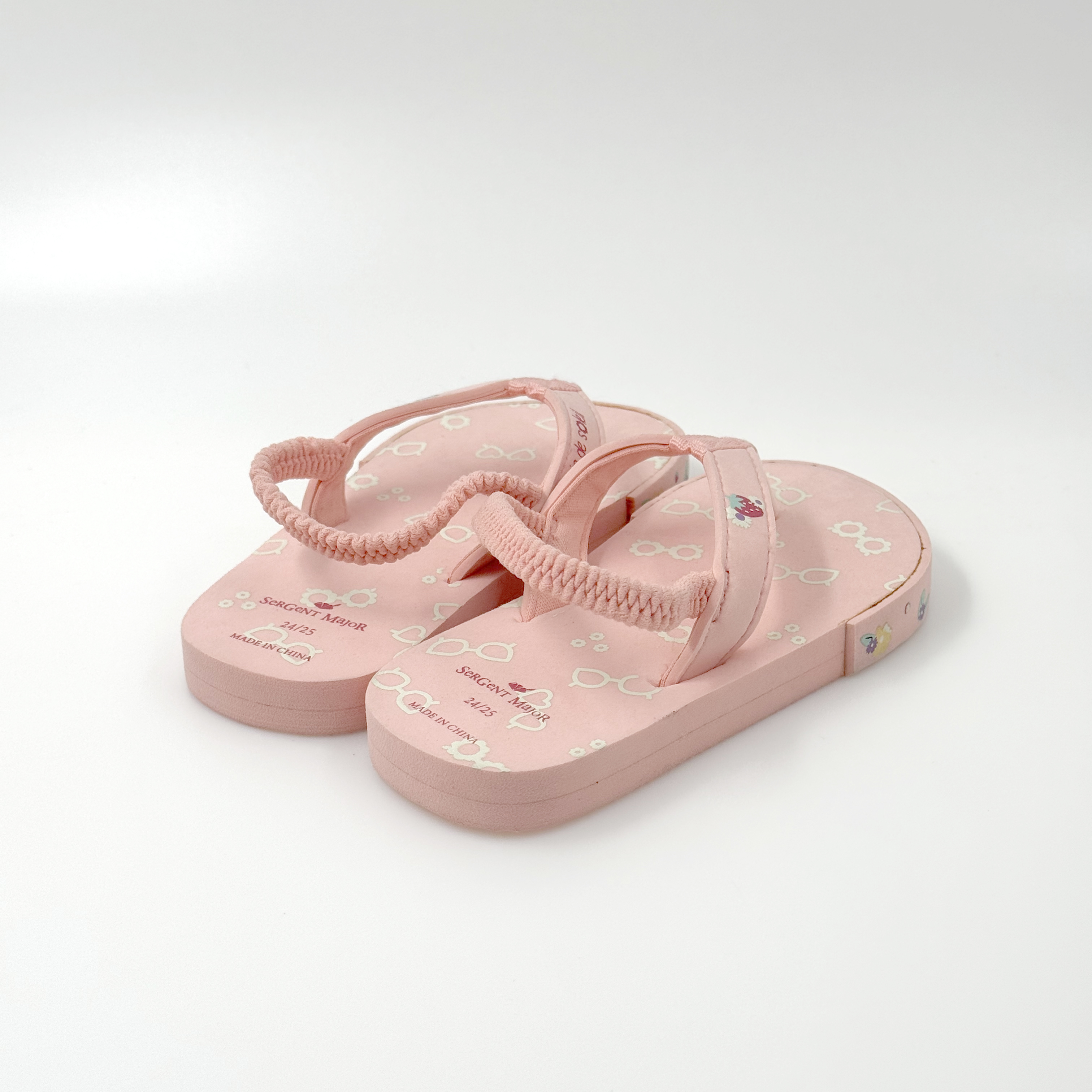 Sandalias de color rosa sandalias frutas flops sandalias 