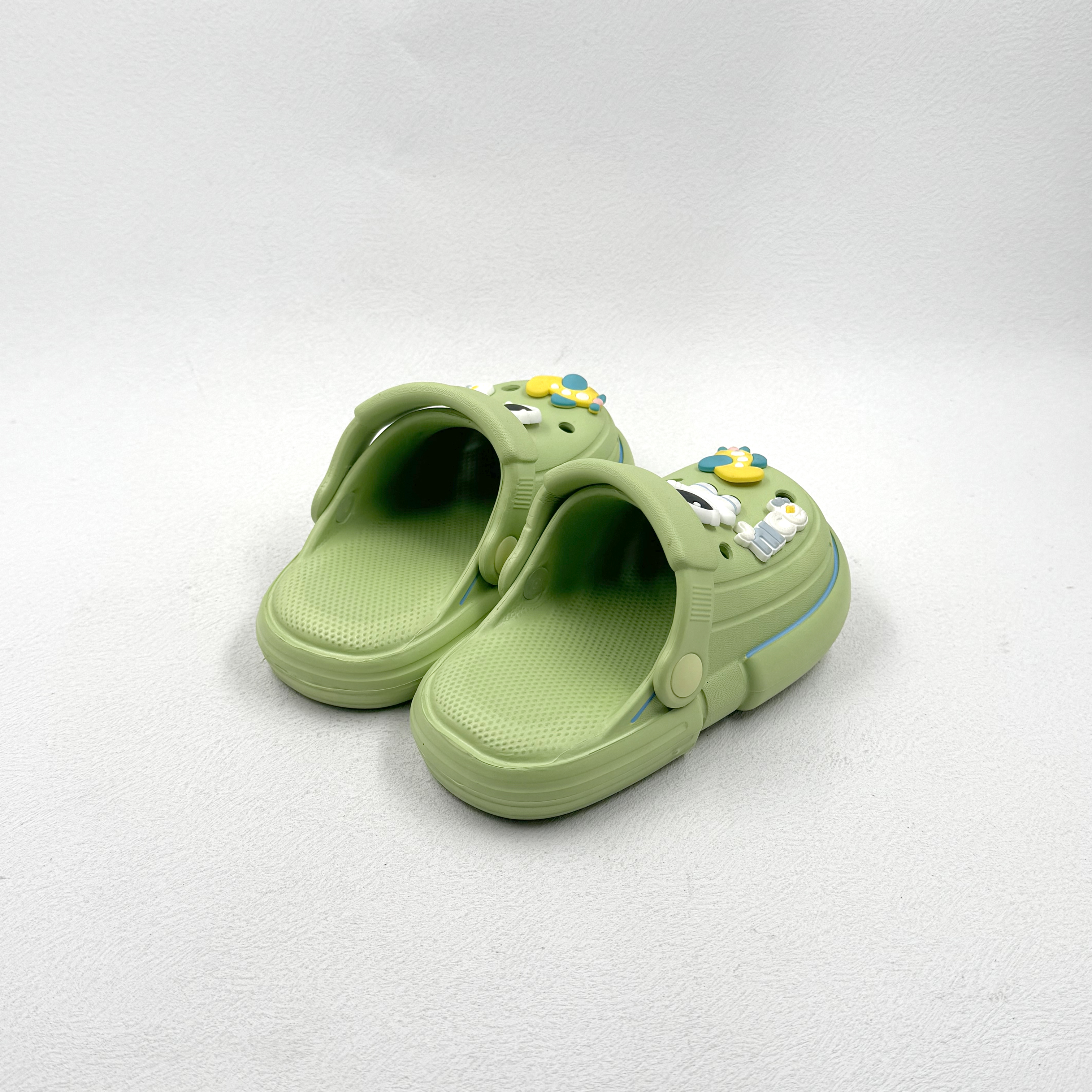 Niño pequeño para chicos menta eva zapatos de jardín sandalia de tobogane 