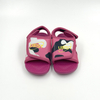 Venta al por mayor UBEST Sandalias de agua deportivas para niños de color rosa con velcro ajustable