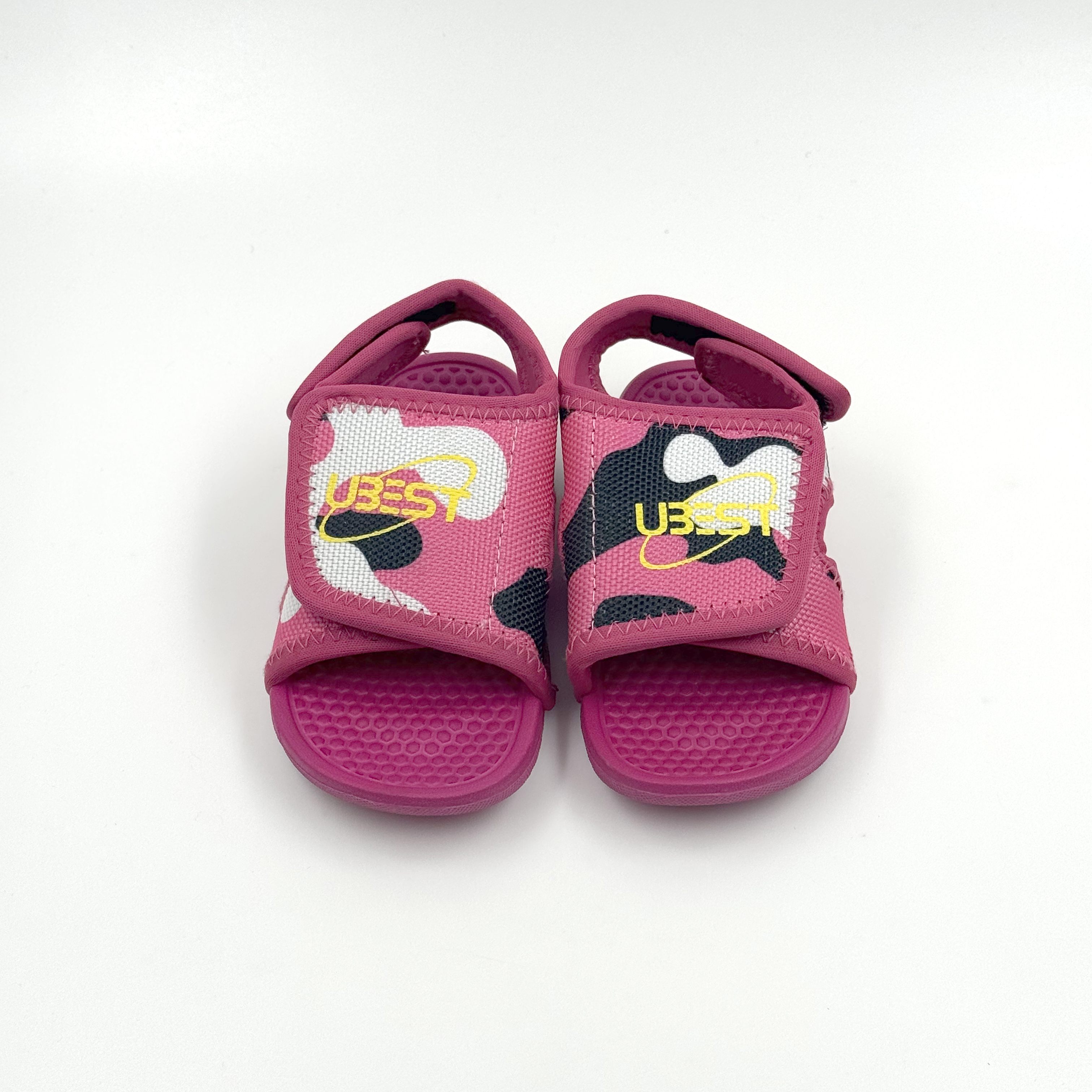 Venta al por mayor UBEST Sandalias de agua deportivas para niños de color rosa con velcro ajustable