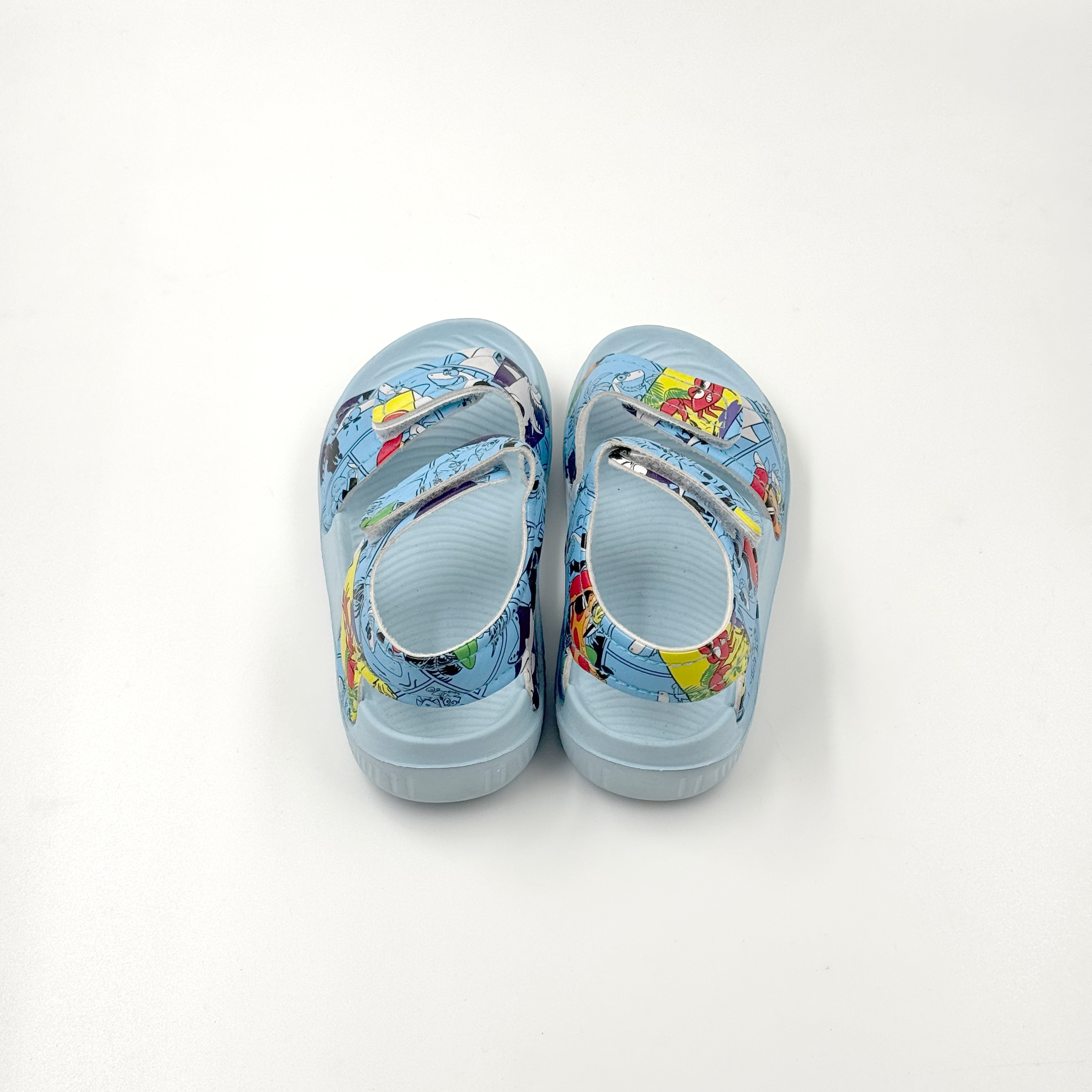 Sandalias con punta abierta Sandalias de verano Sandalias con tira de velcro