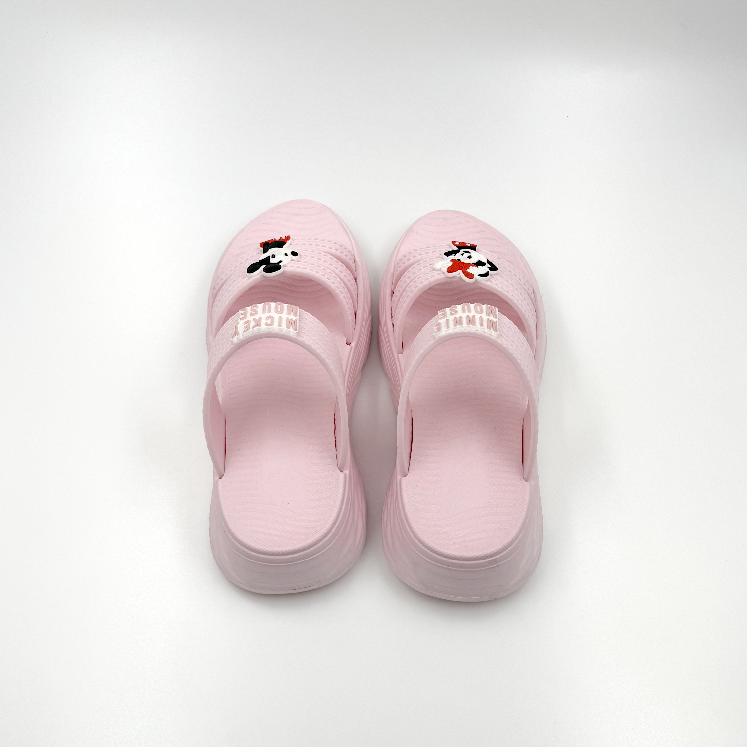 Mujeres Disney Mickey y Minnie Sandalias sin deslizamiento Sandalias cómodas 