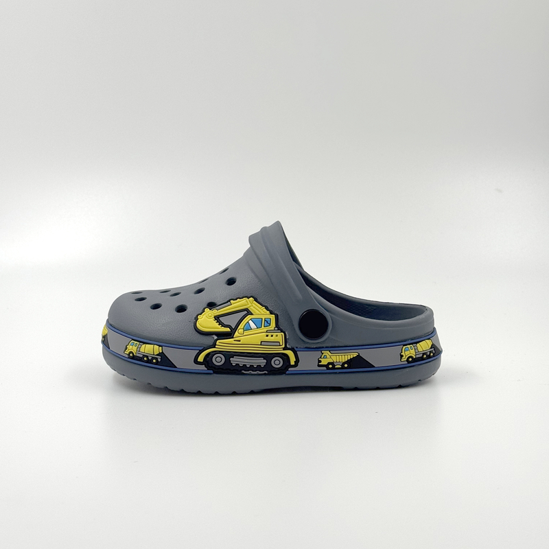 Niños Black Boys Slip On Shoes Eva Tubles zapatos geniales para niños 